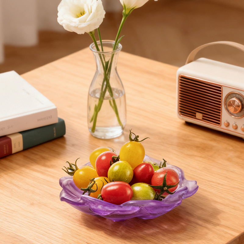 Vaso de vidro de cristal para decoração de casa com processo de fundição por cera perdida “Vaso de rosa”