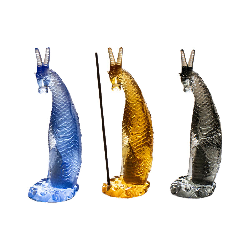 Porta-incenso de vidro Kirin