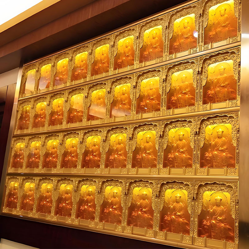 Armário de parede de alcova de Buda