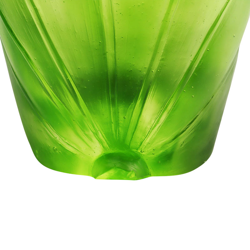 Conjunto de vasos de cristal para decoração de corredor da série Lotus