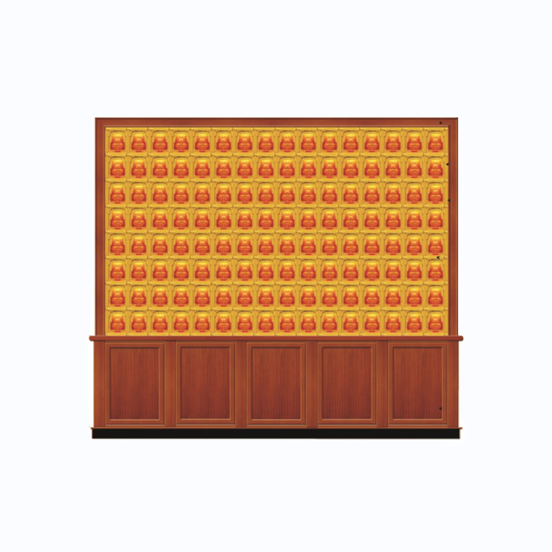 Armário de parede de alcova de Buda