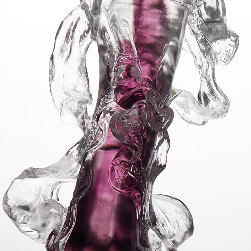 Ornamentos artísticos para figuras de vidro da Flying Beauty