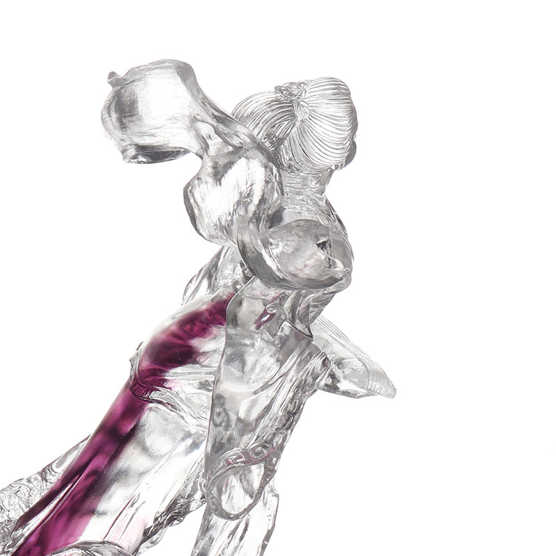 Ornamentos artísticos para figuras de vidro da Flying Beauty