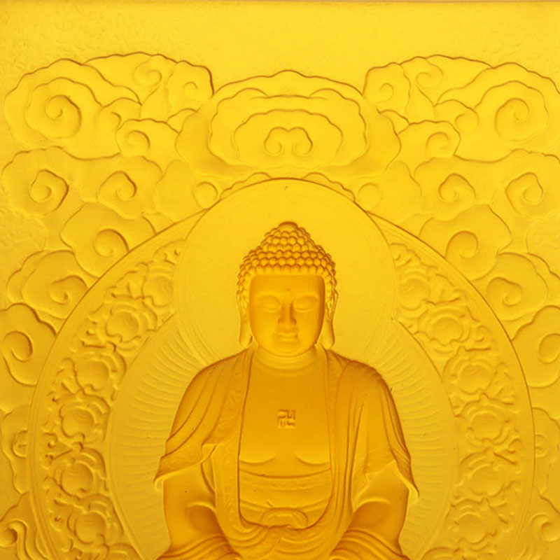 Tijolo decorativo Amitabha Buddha Liuli