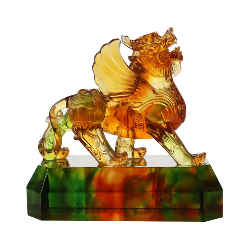 Enfeites de fera com esmalte colorido cristalino