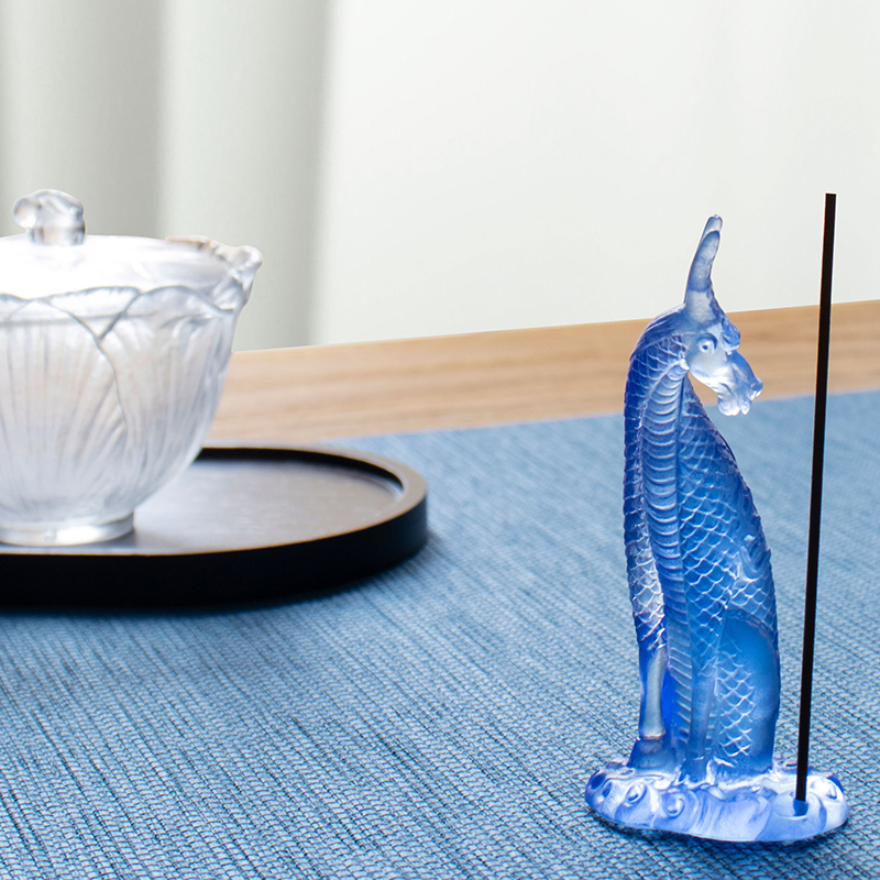 Porta-incenso de vidro Kirin