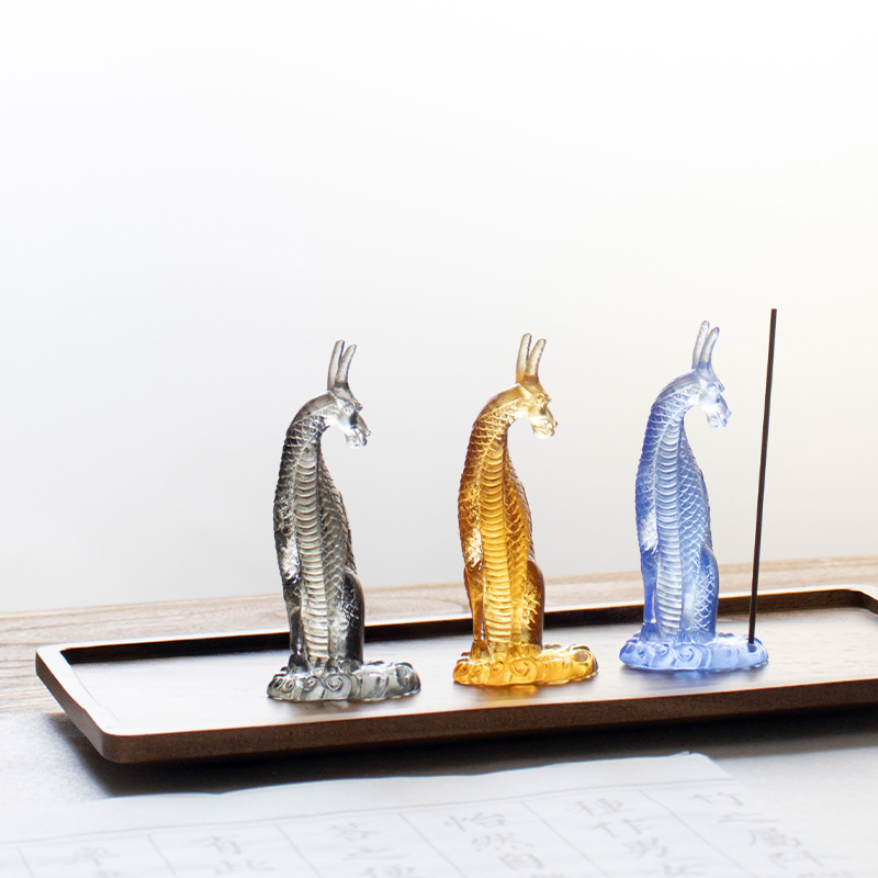 Porta-incenso de vidro Kirin