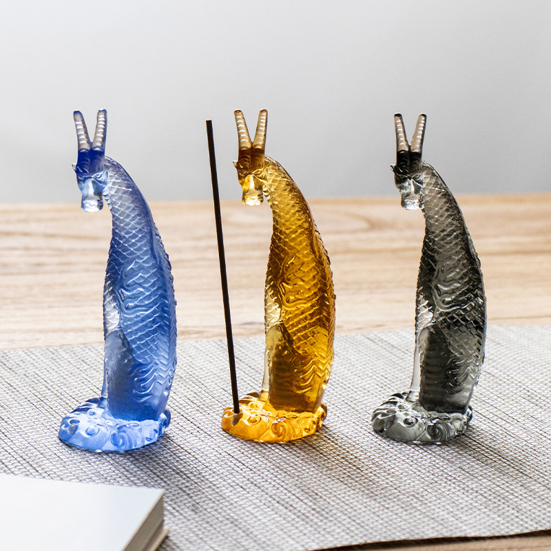 Porta-incenso de vidro Kirin