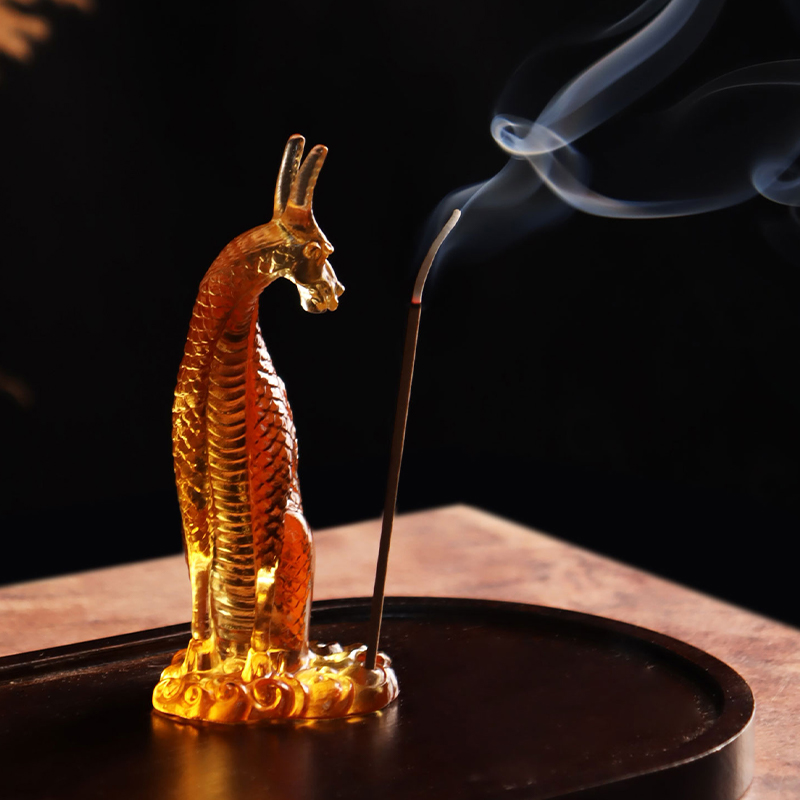 Porta-incenso de vidro Kirin